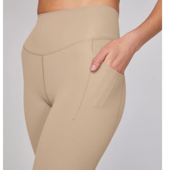 Joja 2 Piece Workout Set - Classic Sports Bra and Pocket Spin Shorts Sand M $140 - Picture 5 of 10